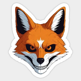 The Menacing Fox Sticker